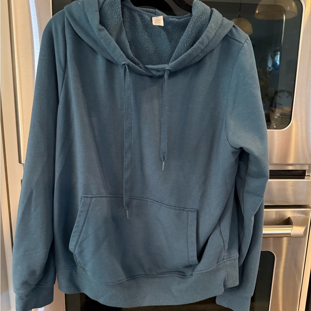 90 Degree By Reflex Dark Teal Hooded Sweatshirt size XL